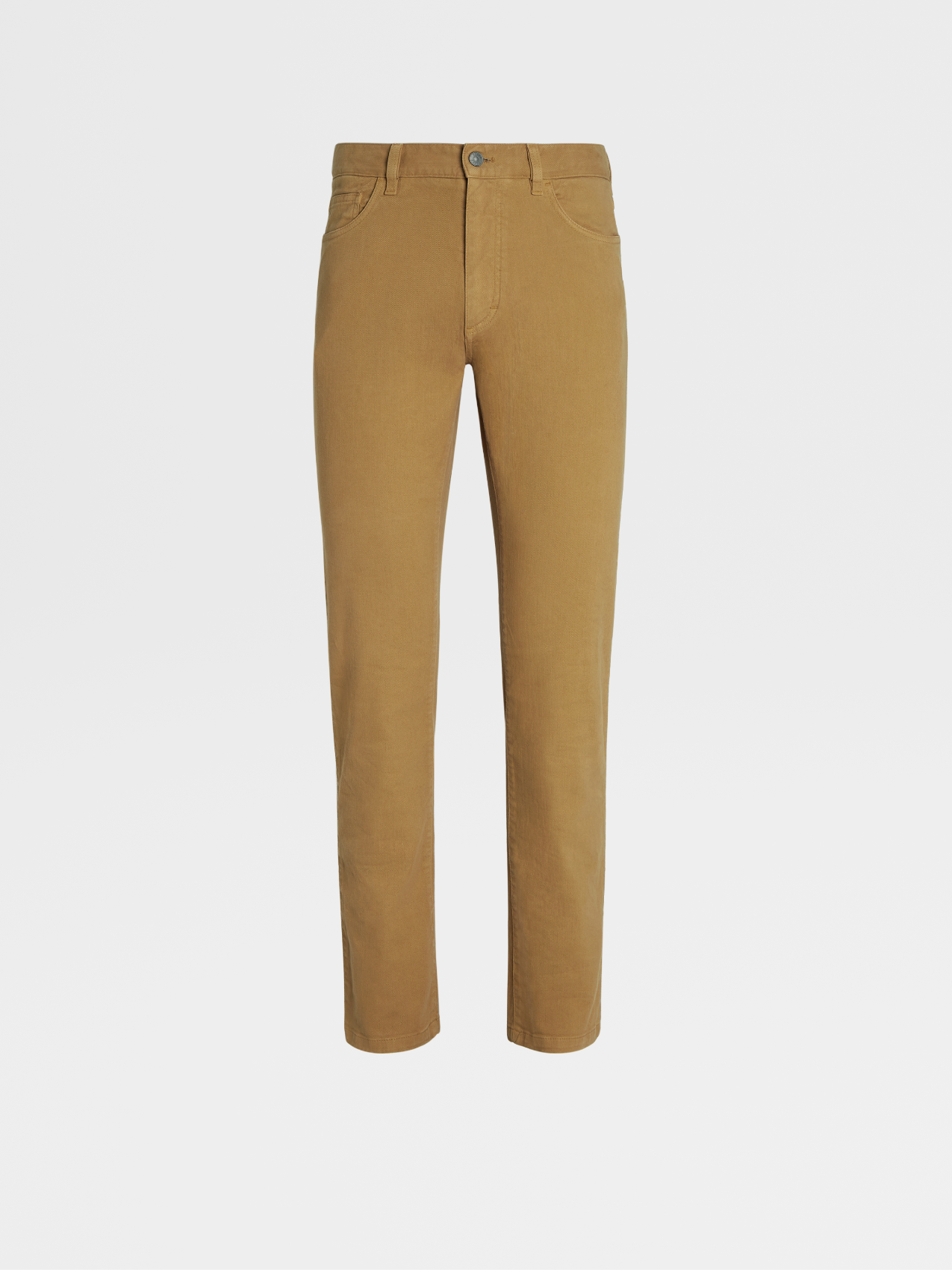 Ochre Delave Colored Stretch Cotton City 5-Pocket Jeans